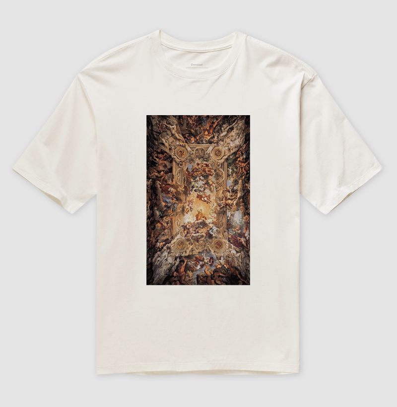 CAMISETA OVERSIZED APOTEOSE BARROCA - GLÓRIA CELESTE