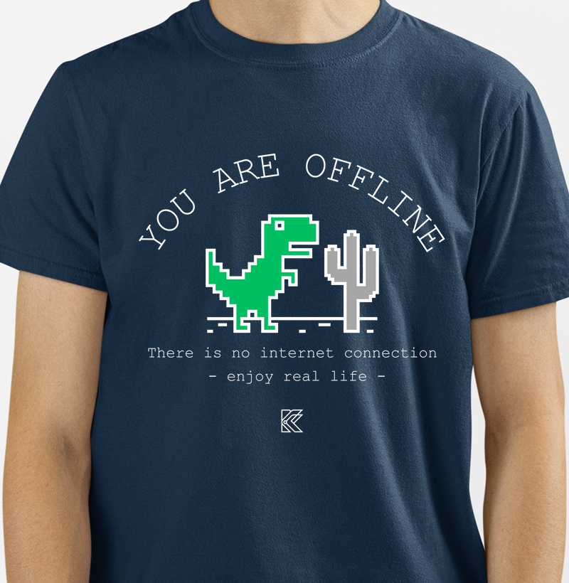 Vida Offline - Camiseta