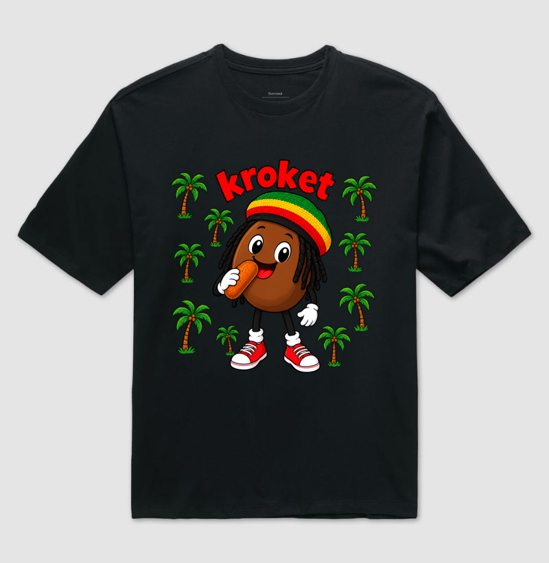 Egg Kroket - Jamaica - Camiseta Oversized