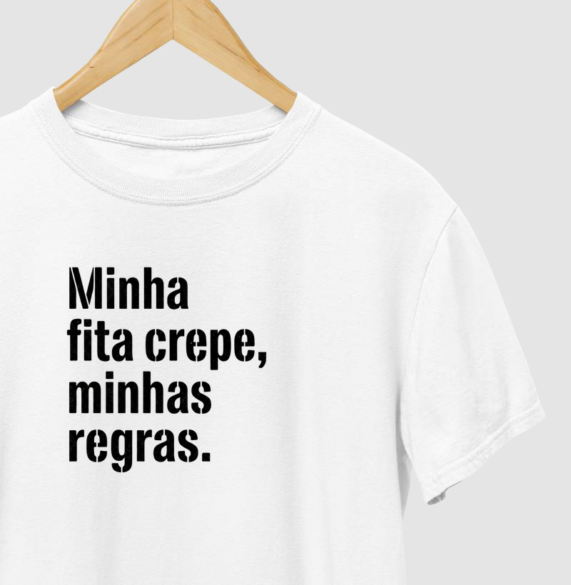Minha fita crepe, minhas regras.