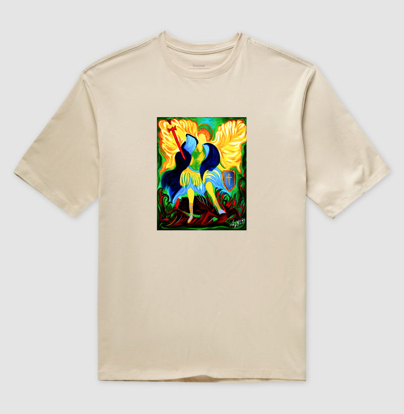 Camiseta Oversized São Miguel Arte Sacra