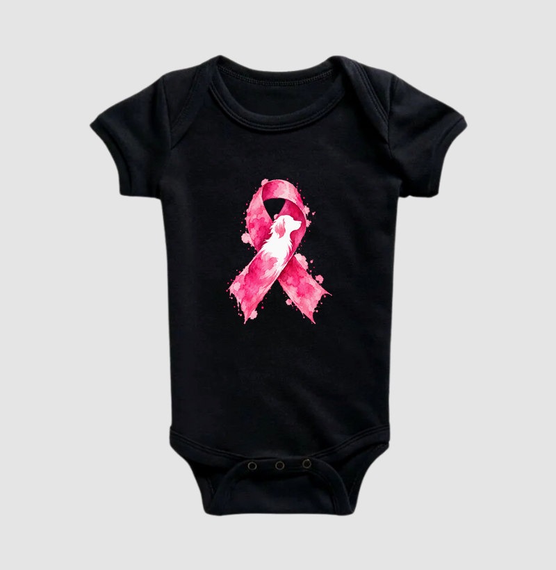 Rosa em Aquarela - Body Infantil