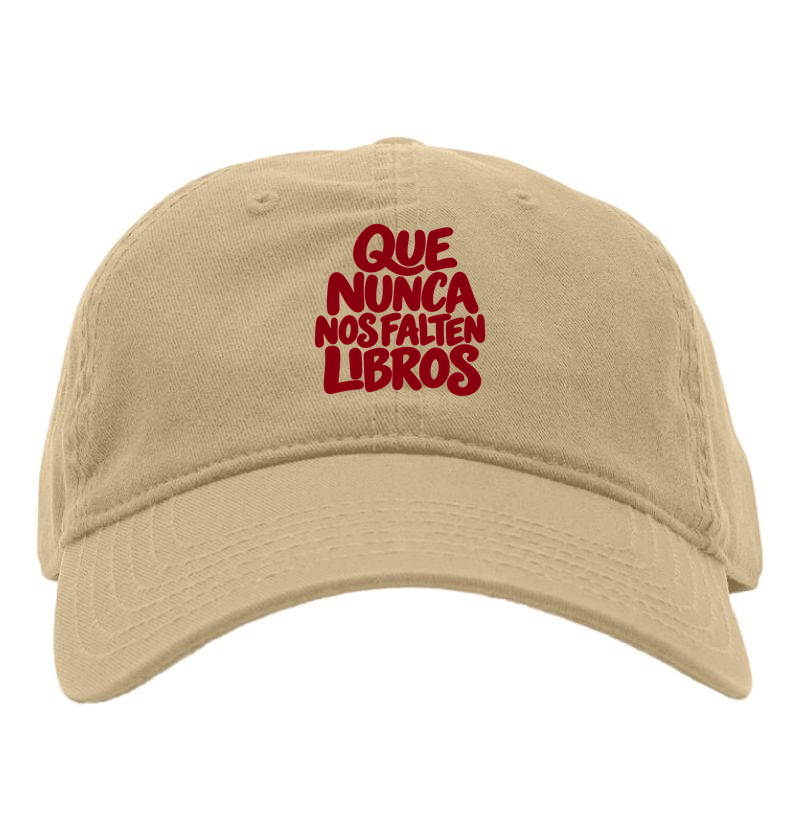 Boné Que nunca nos falten libros - Boné Dad Hat