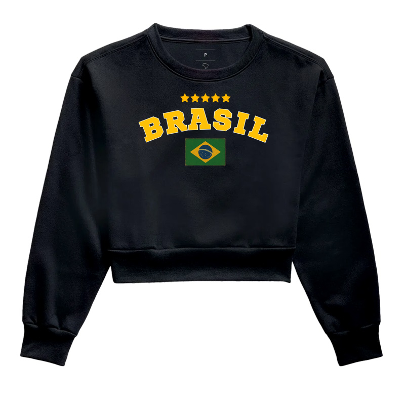 Moletom Cropped | Brasil