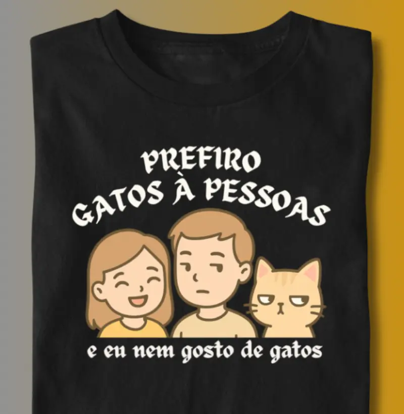 E EU NEM GOSTO DE GATOS