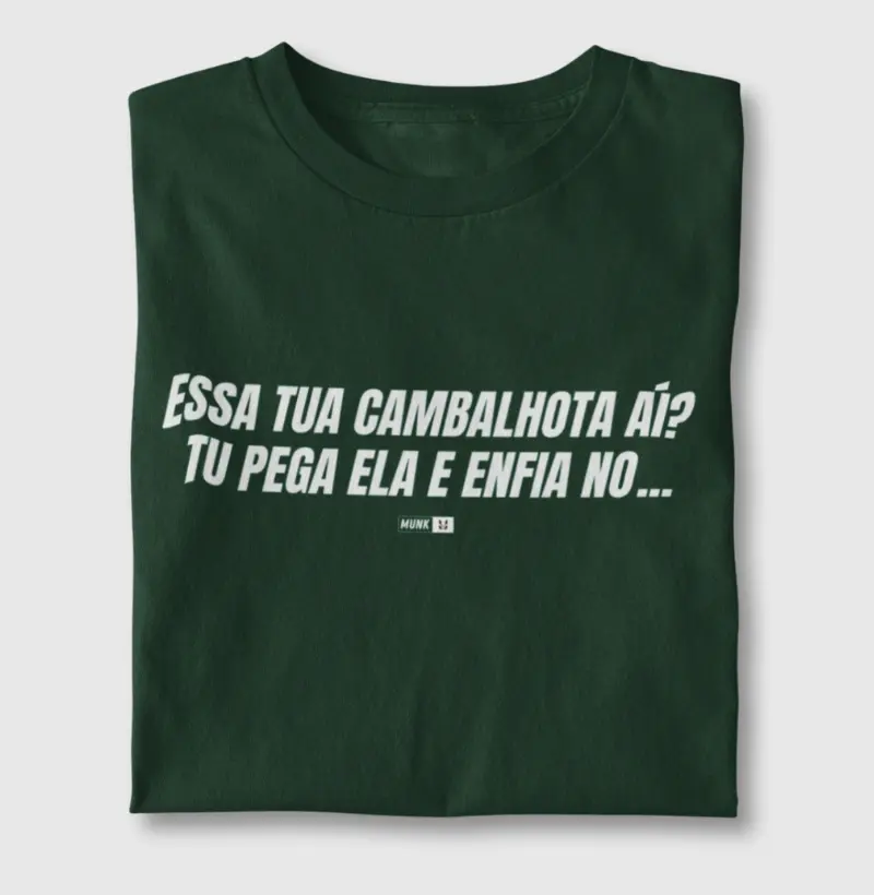 Essa tua cambalhota aí? Tu pega ela e...