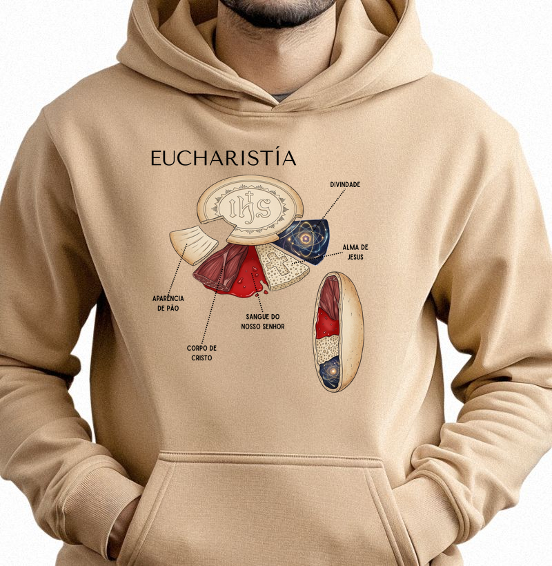 Hoodie Moletom – Anatomia da Eucaristia