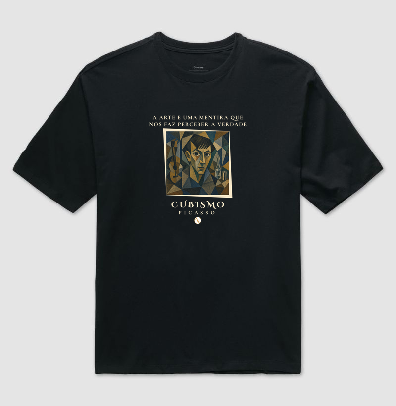 Camiseta Desconstrua o Olhar | Arte Moderna Inspirada em Picasso