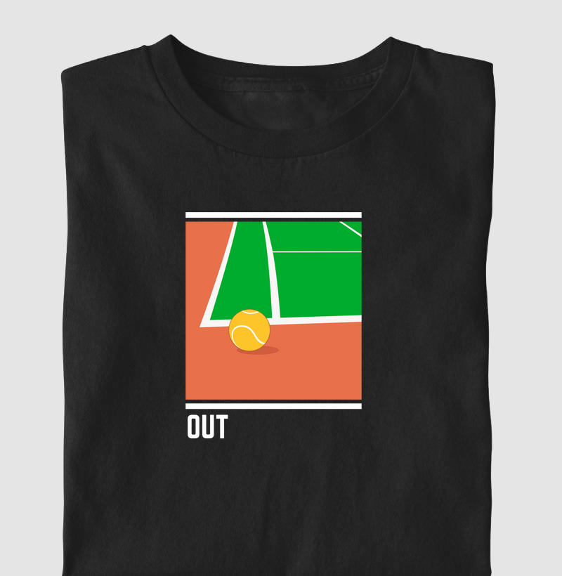 OUT BALL  Camisa Vila do Tênis