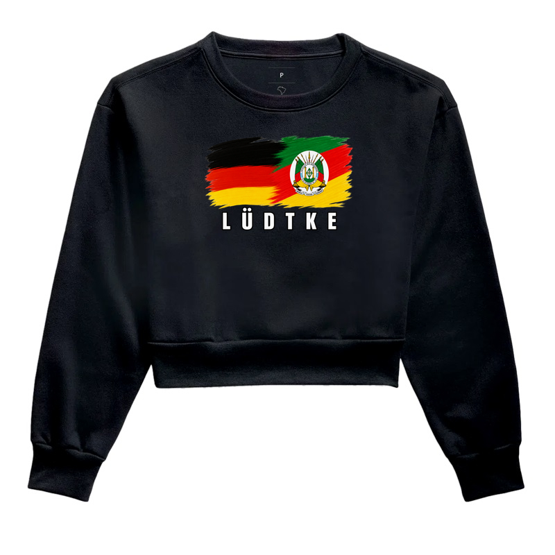Lüdtke  - Cropped Moletom