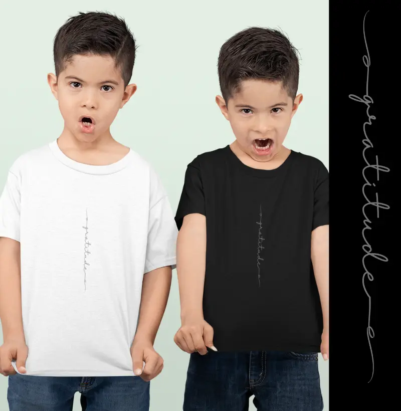 Camiseta Infantil Gratitude!