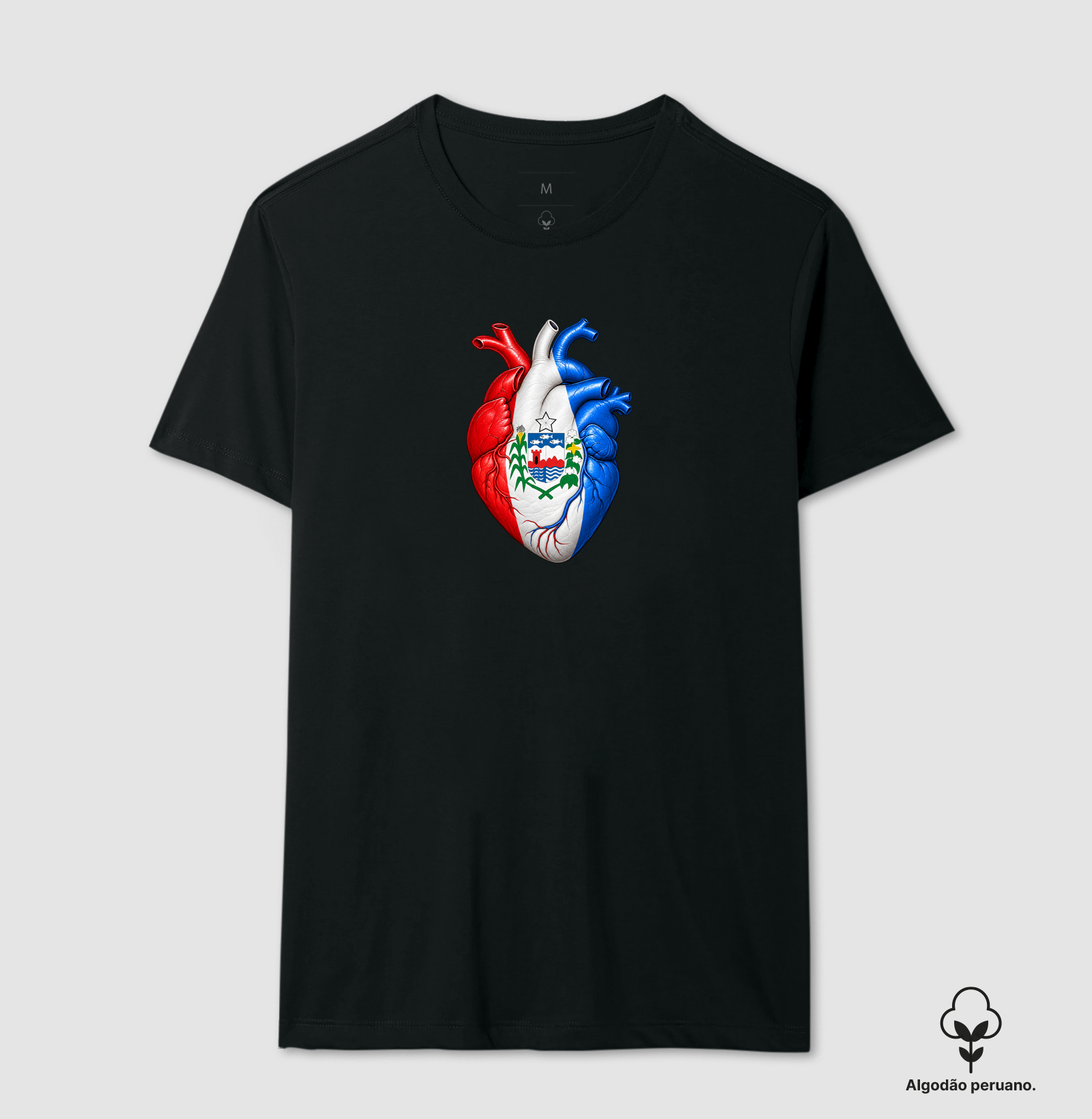 Alagoas | Coração - Camiseta Algodão Peruano