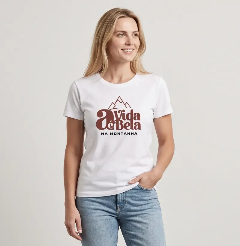Camiseta Alma Outdoor | A Vida É Bela na Montanha