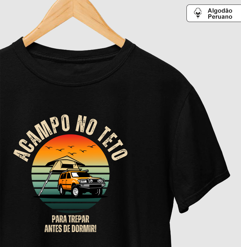 Acampo no teto pra trepar antes de dormir.