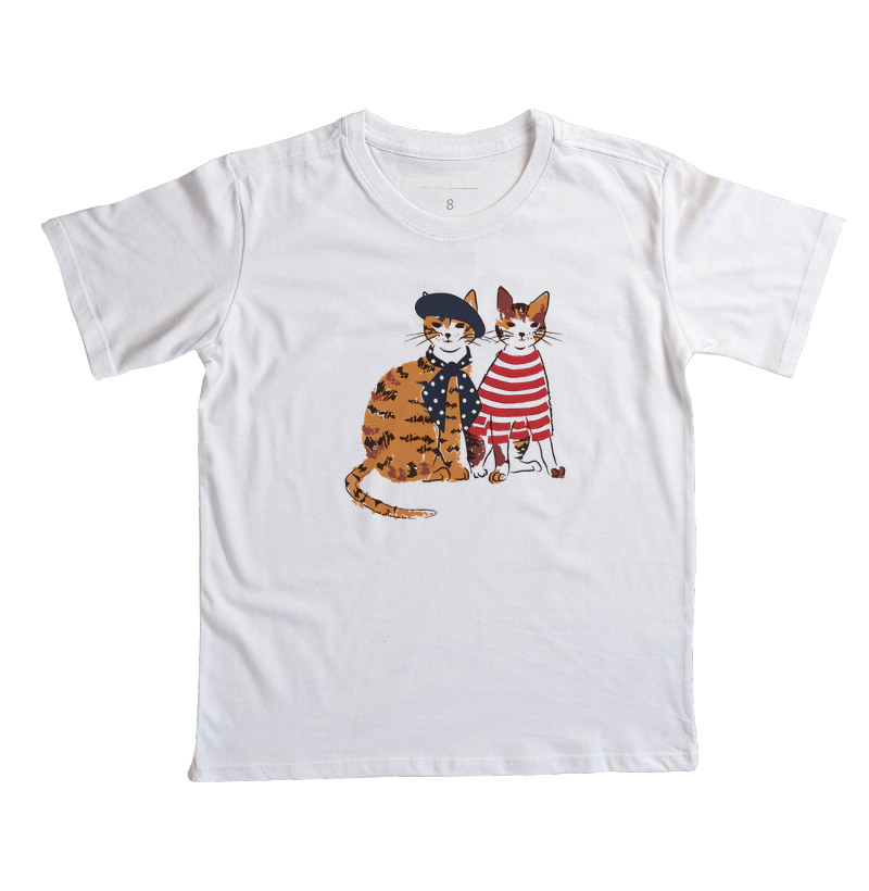 French Cats - Camiseta Infantil