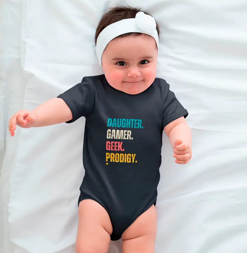 Body Infantil Daughter, Gamer, Geek, Prodigy