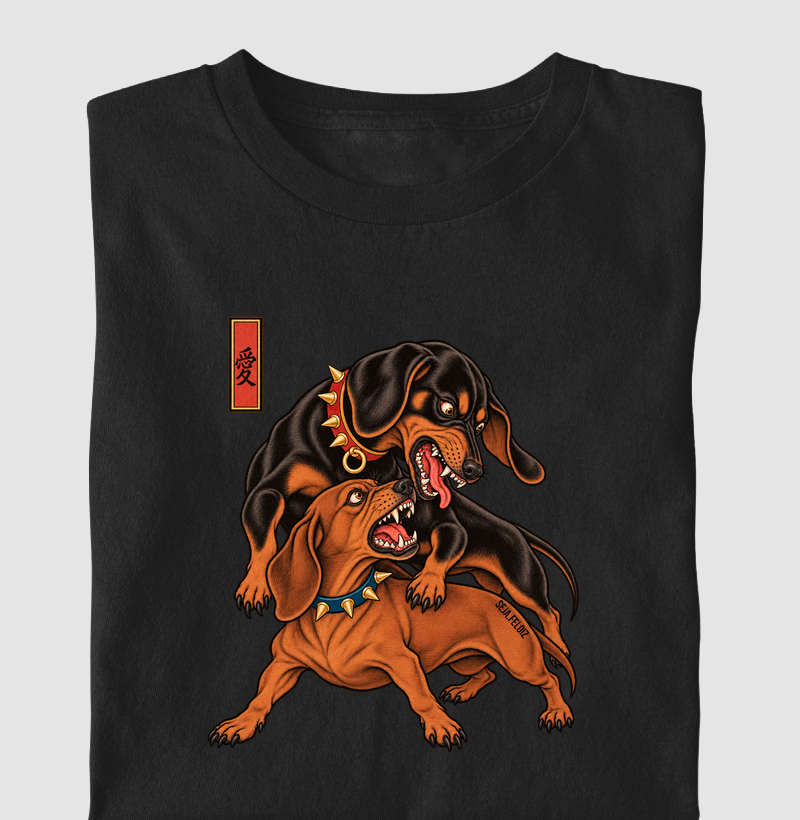 Dachshund Ukiyo-e 愛 🐾🇯🇵