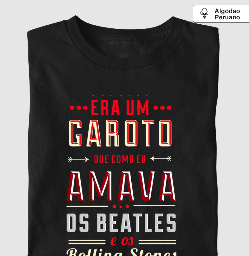 Camiseta Algodão Peruano Engenheiros Era um Garoto