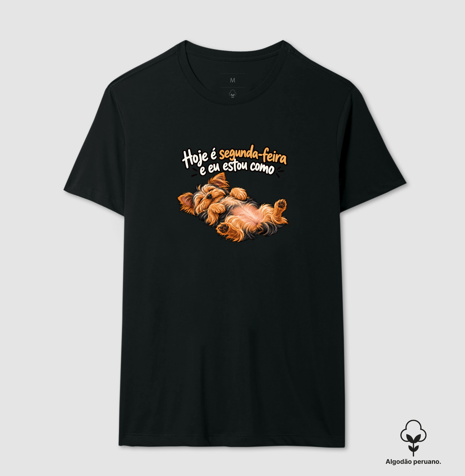 Segunda-Feira - Camiseta Algodão Peruano