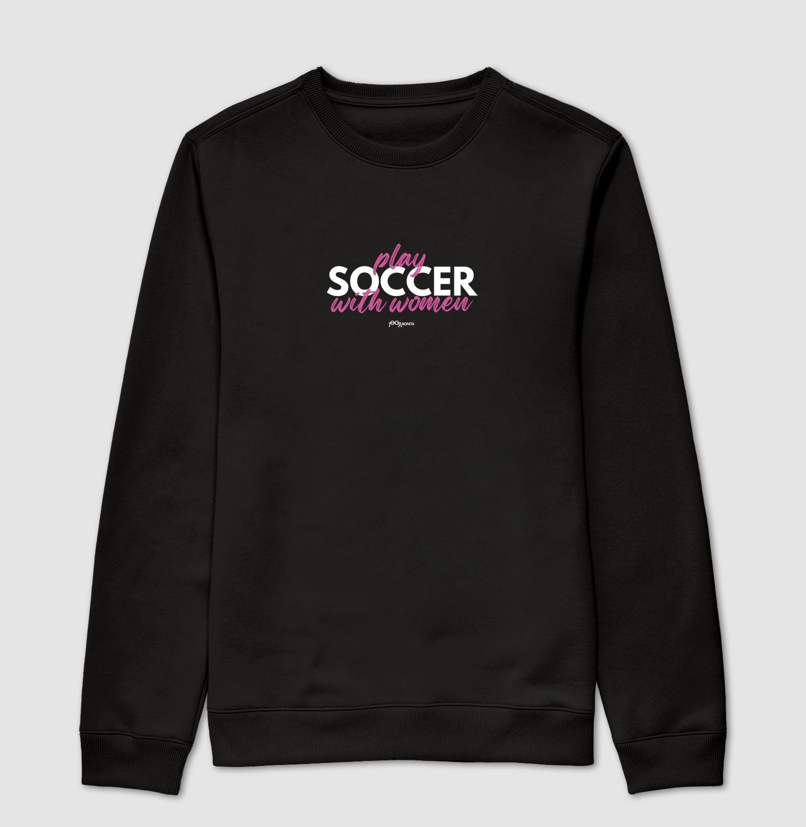 feminina de futebol estampa "play with women" joga bonita