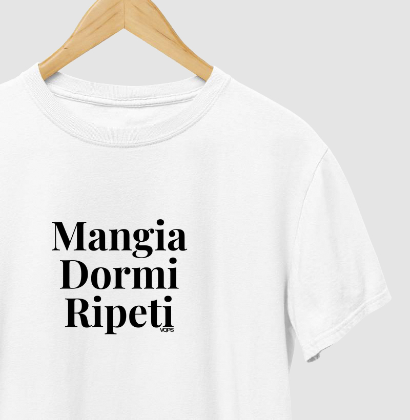 "Coma, durma, repita"