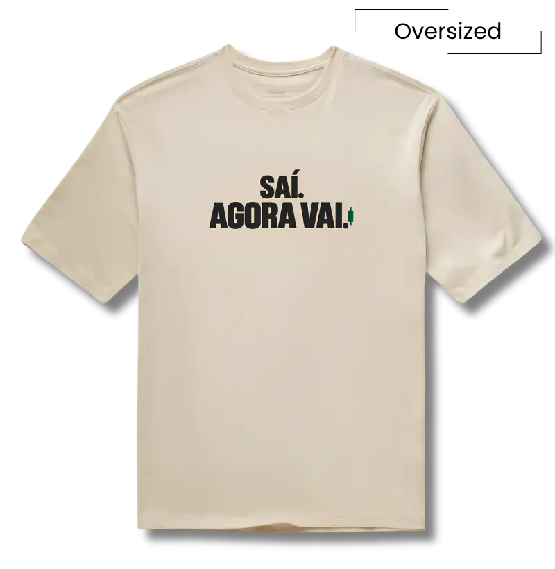 Camiseta Trader Saí, Agora Vai - Camiseta Oversized