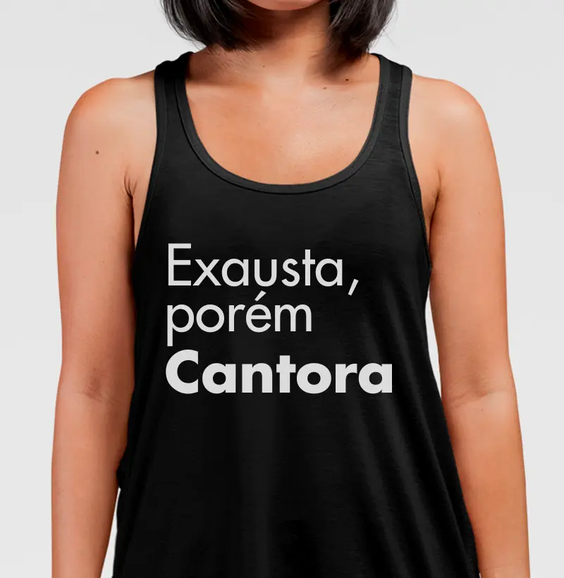 Exausta, porém Cantora