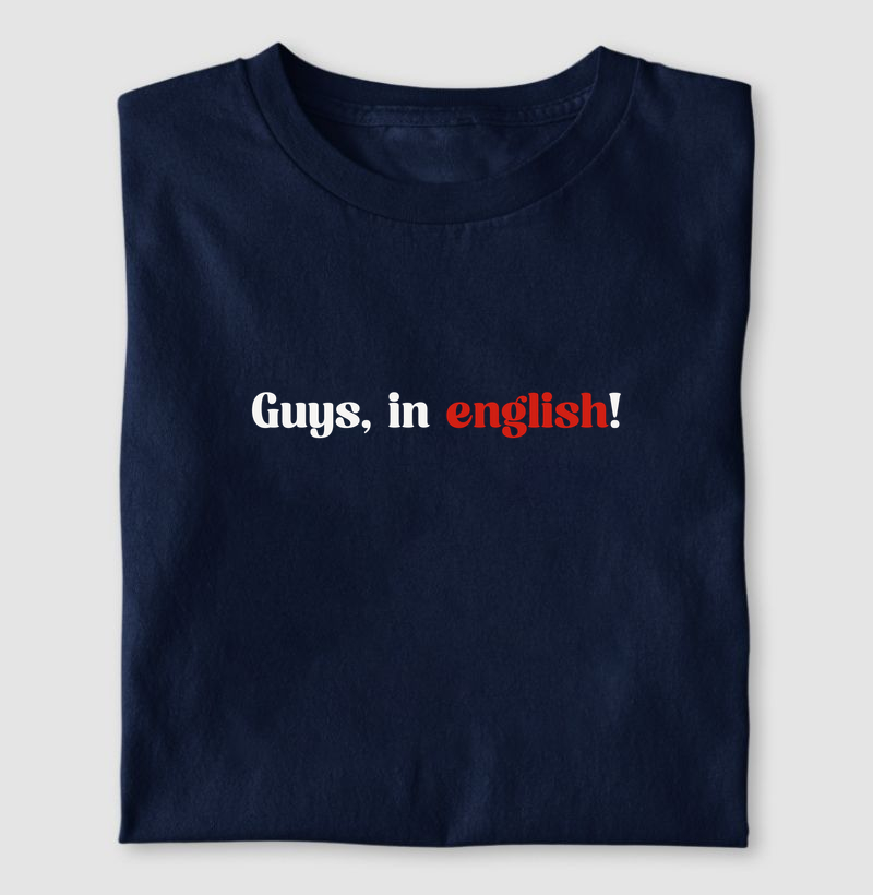 Guys, in english!
