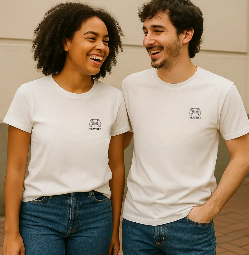 Kit Camiseta Casal Player`s