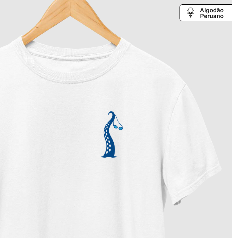 Camiseta Algodão Peruano - Raia Nove - Tentáculos - Camiseta Algodão Peruano
