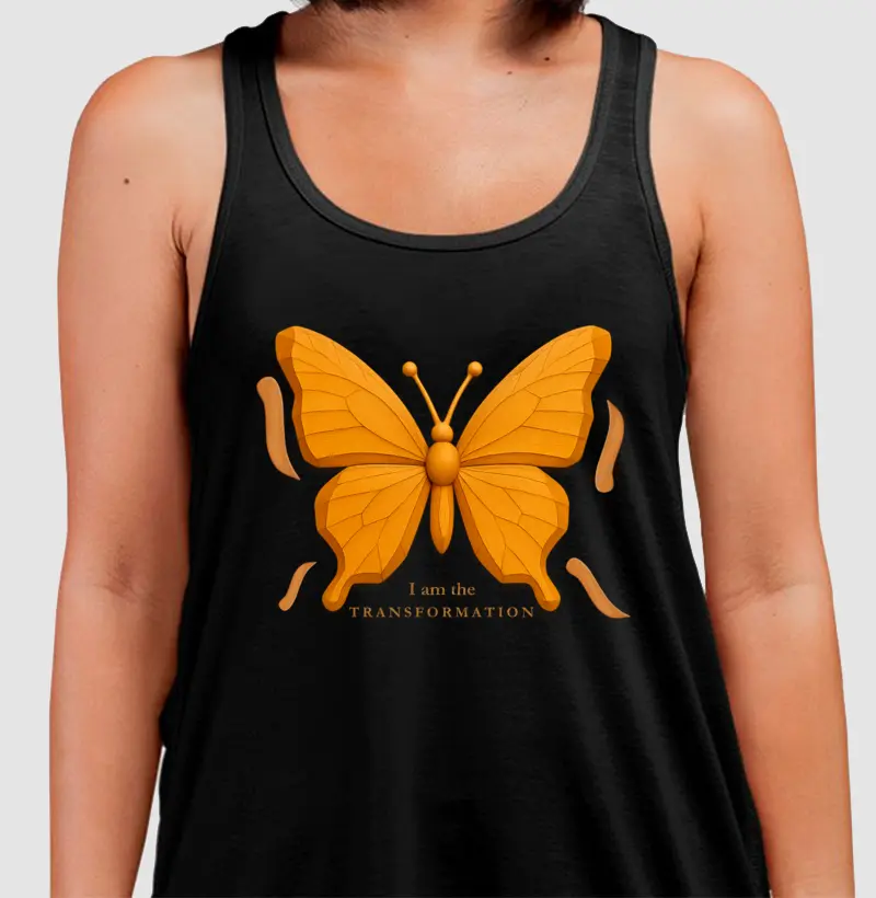 Borboleta Madeira • Transformação (regata)