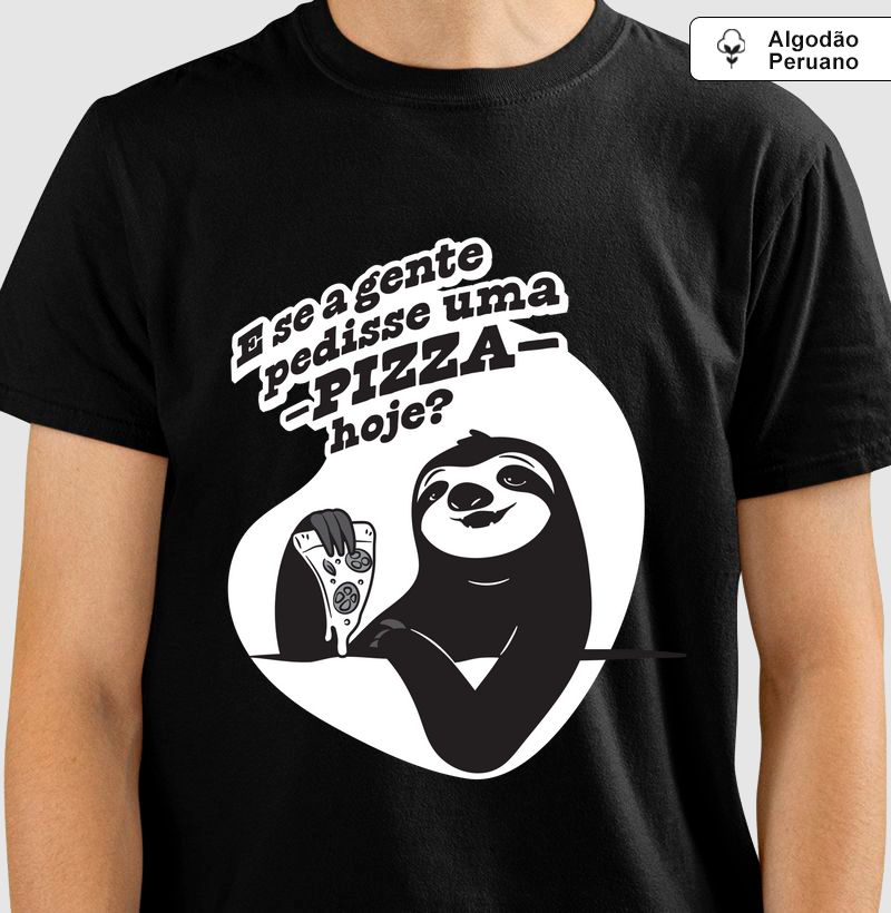 Camiseta Algodão Peruano Preguizza