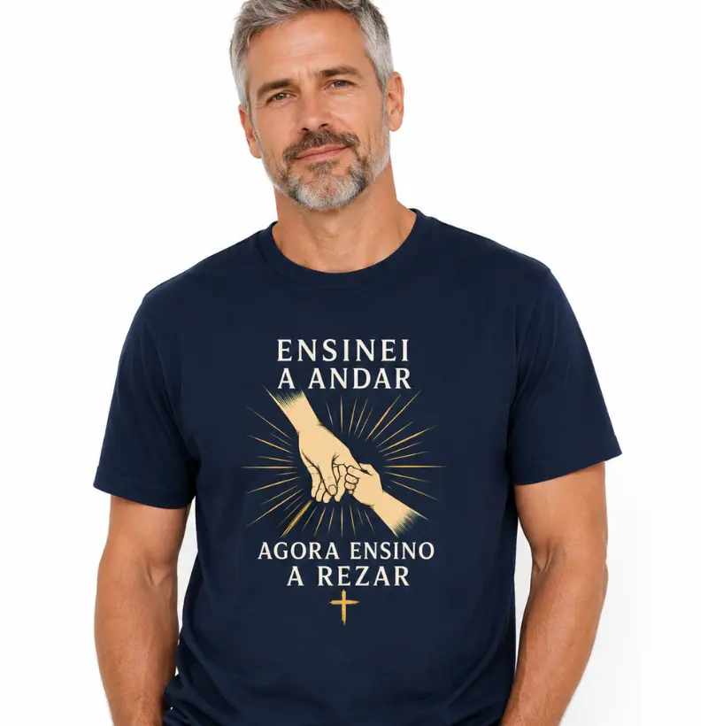 Camiseta Agora Ensino a Rezar