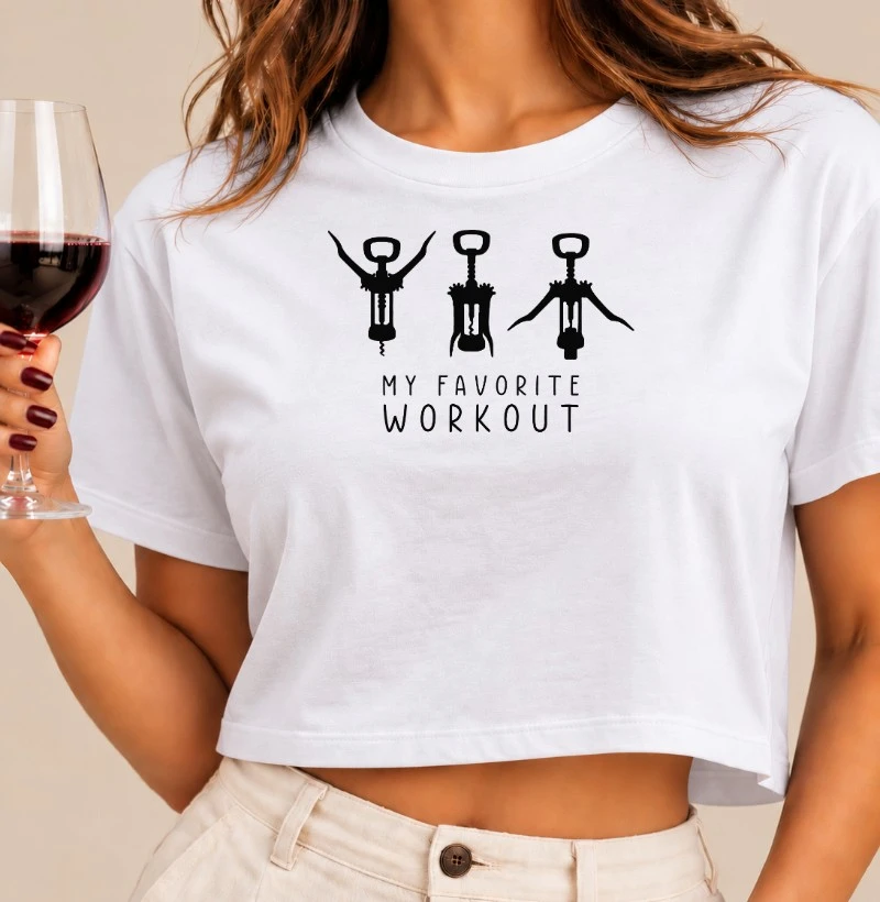 Camiseta Cropped Workout