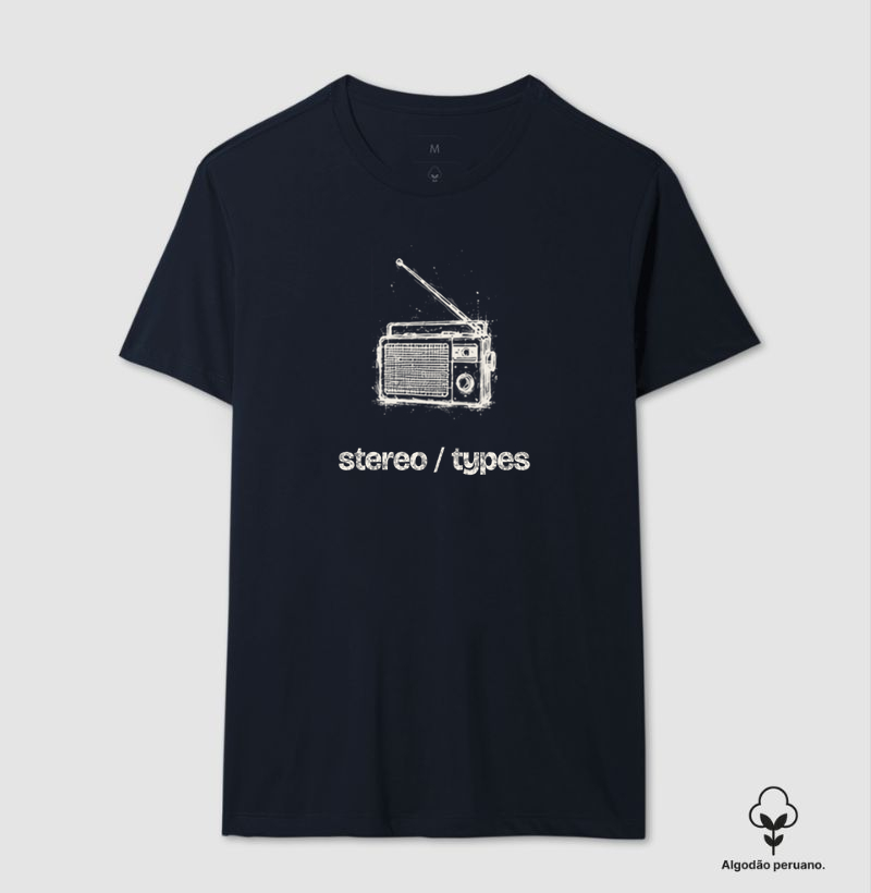 Rádio Portátil · Carvão · Traço Claro · STEREO TYPES