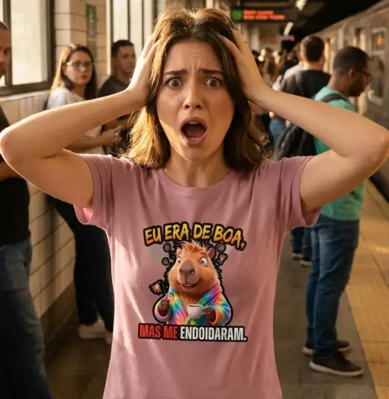 Me Endoidaram (ou Eu Era de Boa) - Camiseta
