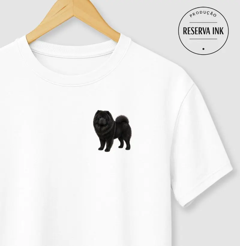 Chow-chow Preto Minimalista