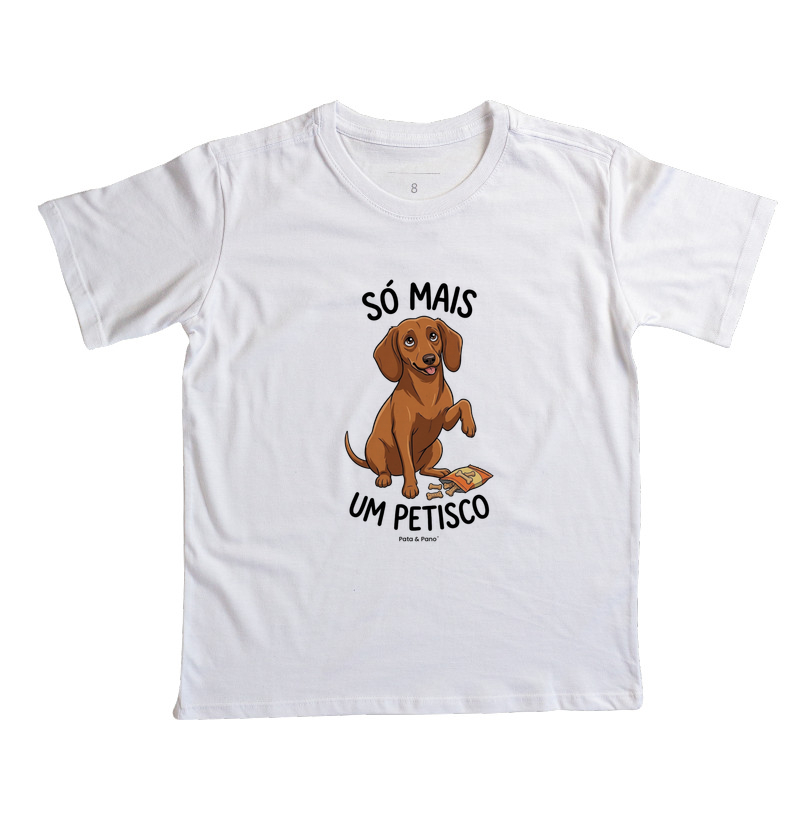 CAMISETA INFANTIL DACHSHUND SALSICHA PETISCO