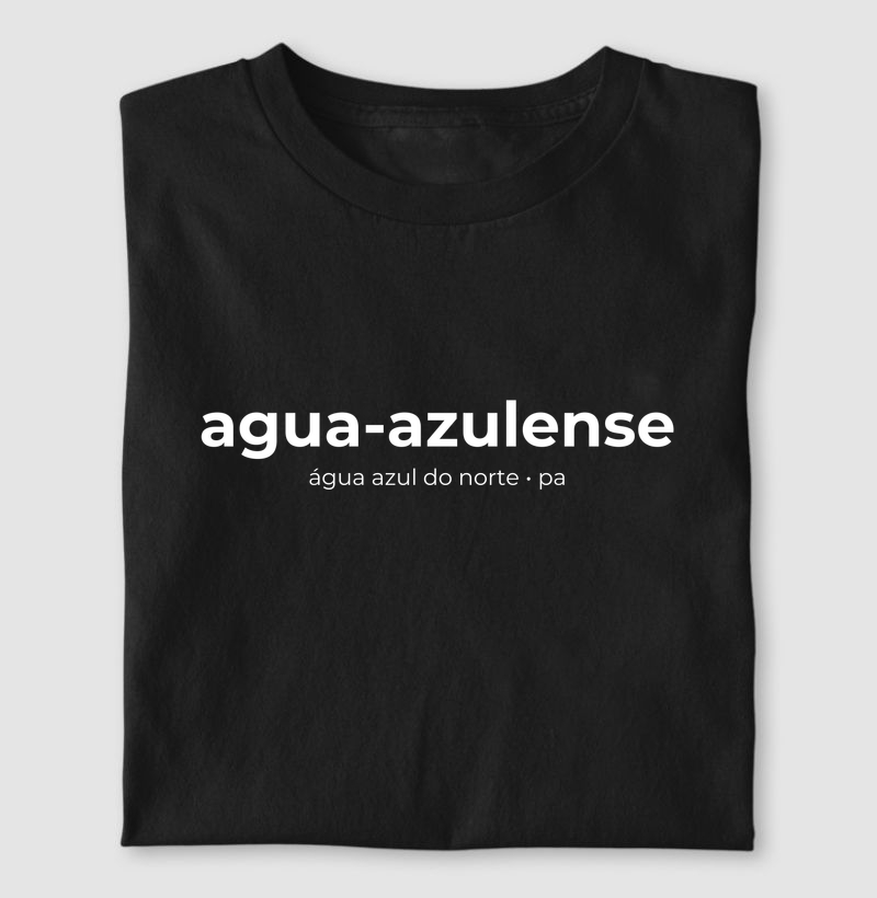 Agua-Azulense | Gentílico PA - Camiseta