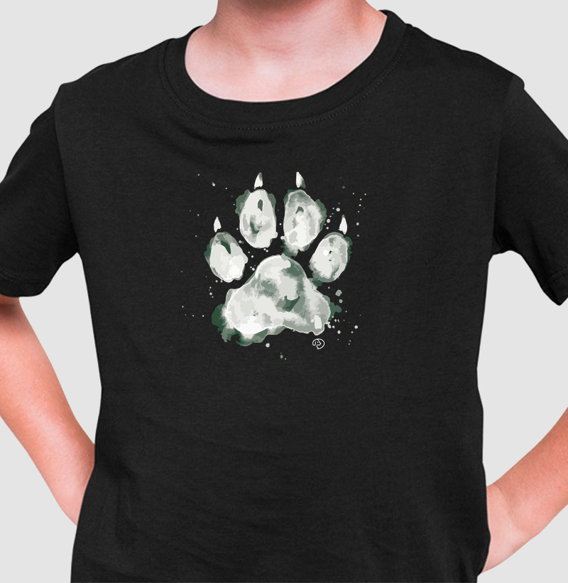 Pata Aquarela - Camiseta Infantil