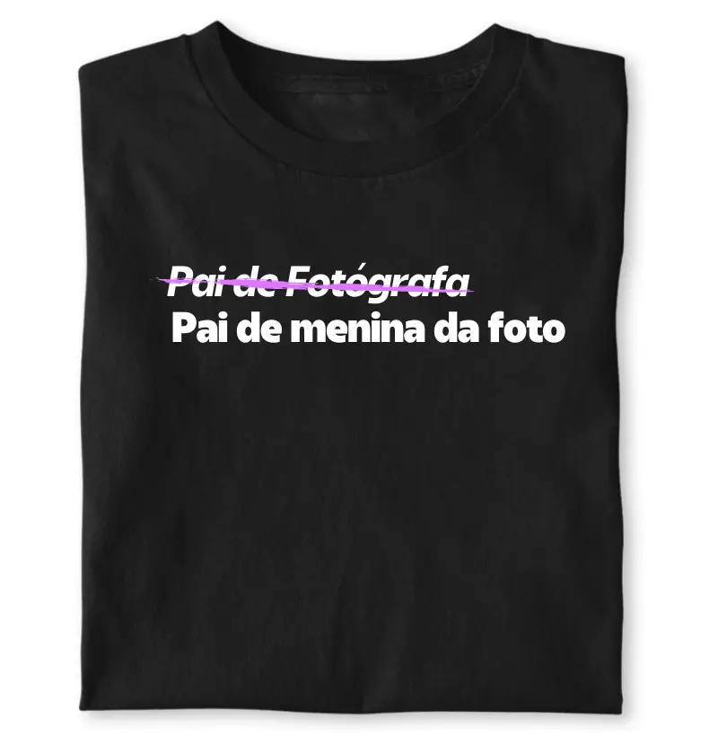 Pai de menina da foto