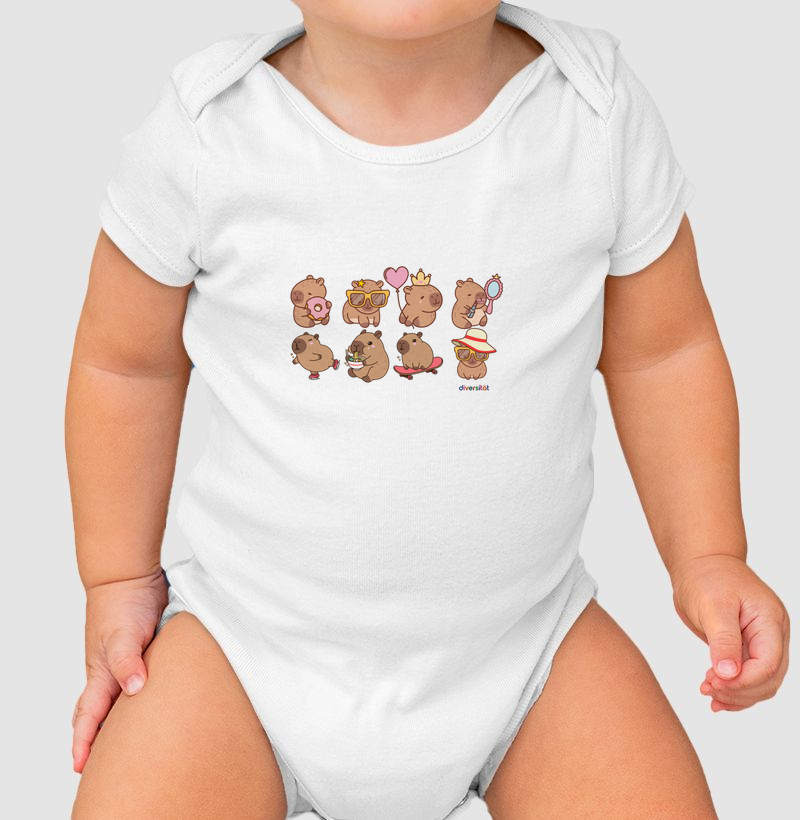 Capivarinhas Camiseta Infantil