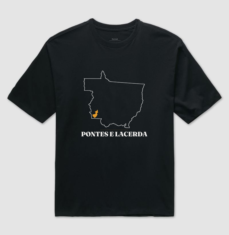 Pontes e Lacerda | Traço MT - Camiseta Oversized