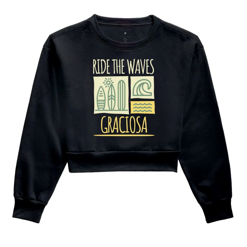 Cropped Graciosa Ride the Waves