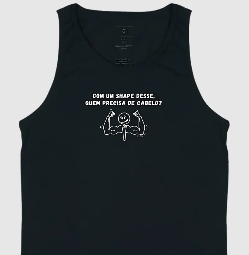 Com um shape desses, quem precisa de cabelo?