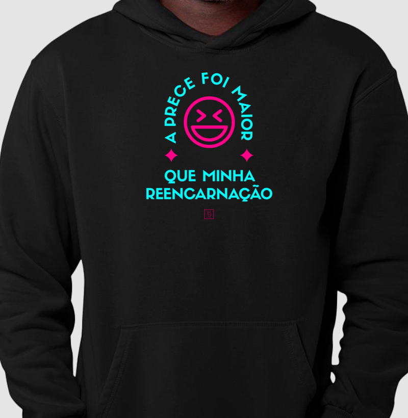 Camiseta A Prece Foi Maior Que Minha Reencarnação
