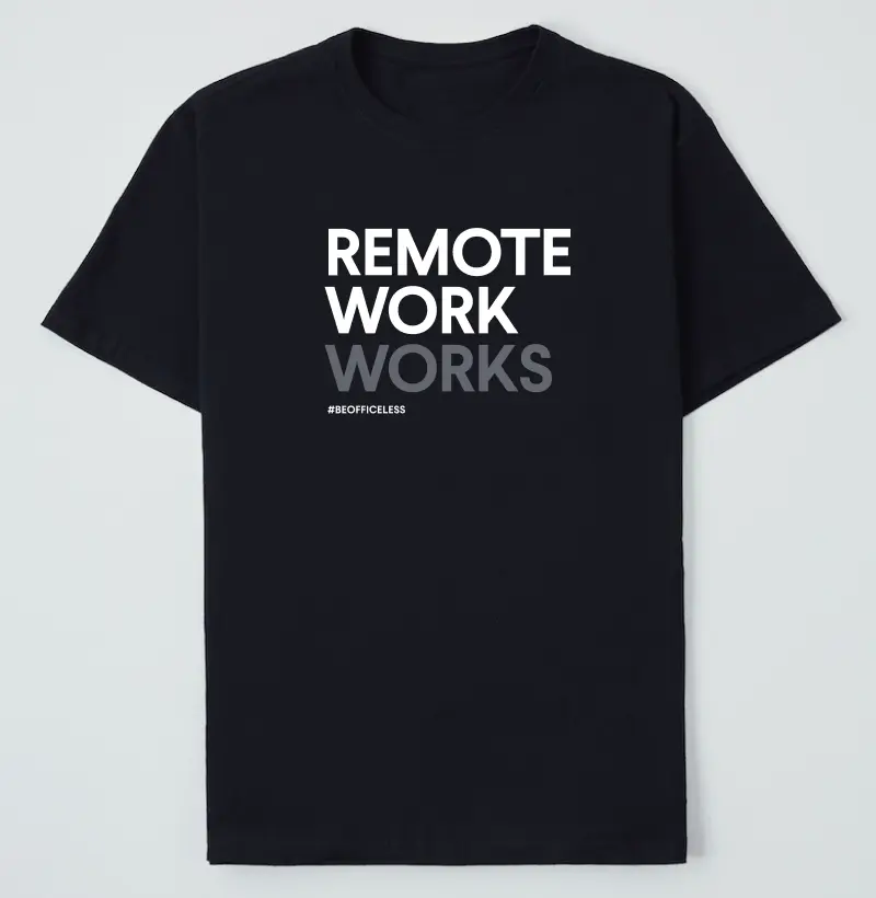 Camiseta Remote Work Works