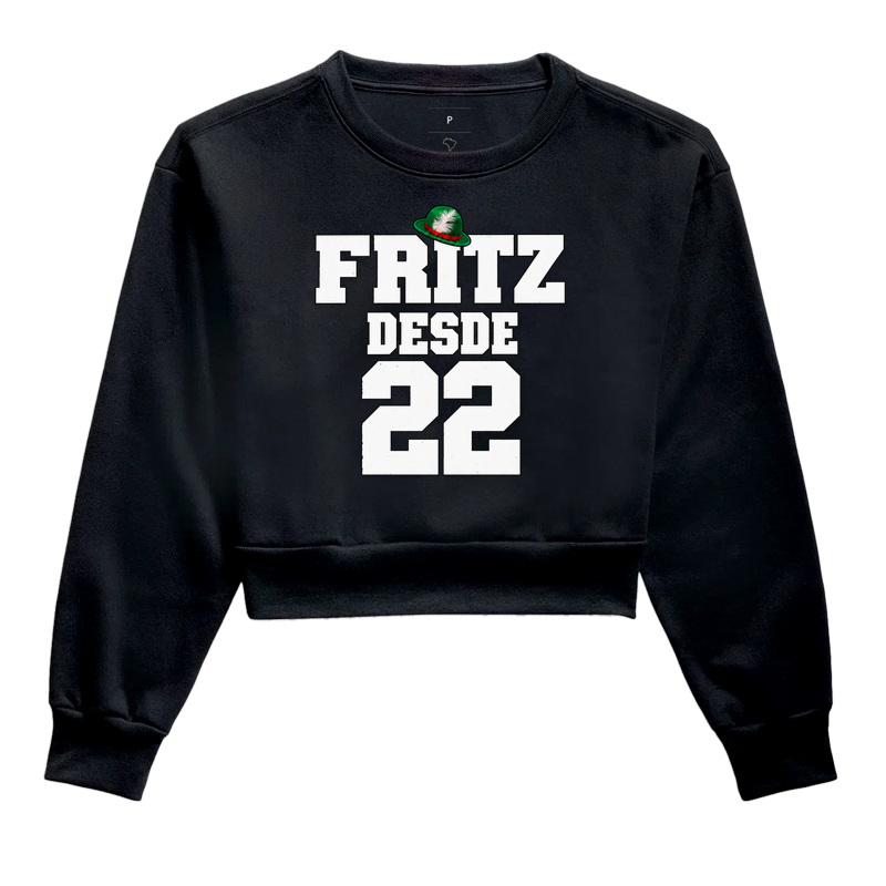 FRITZ  - Cropped Moletom