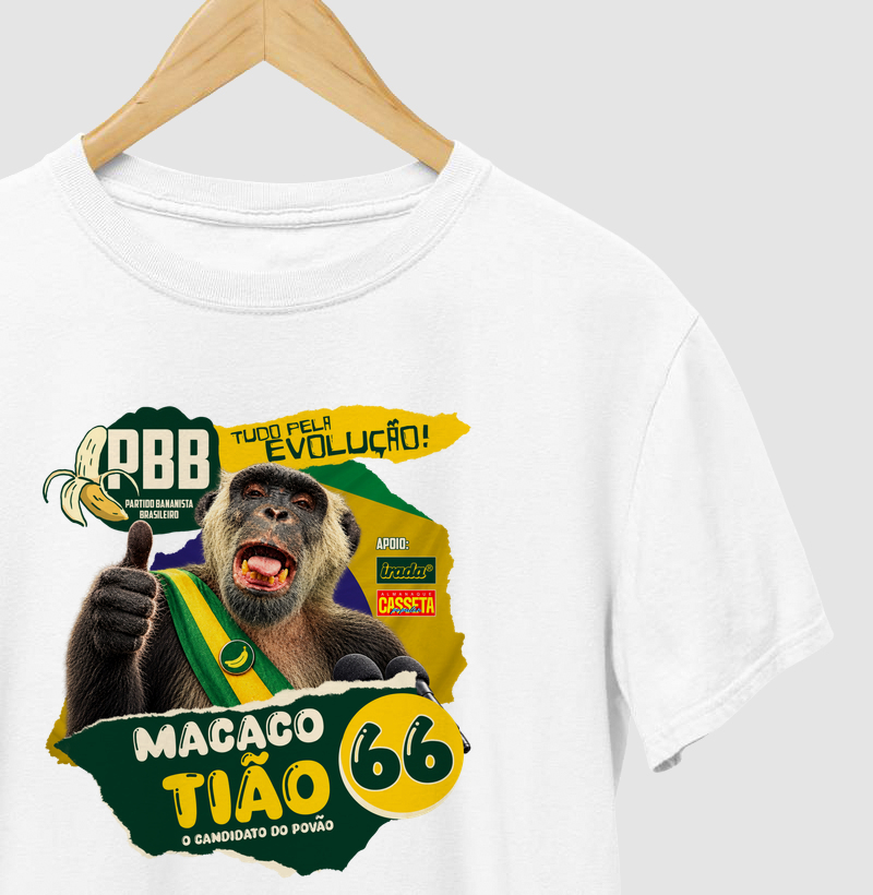 Vote Macaco Tião - Camiseta