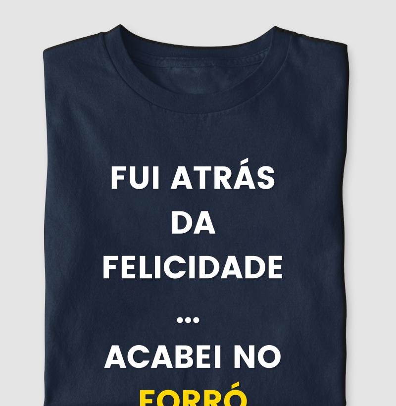 Fui atrás da Felicidade Acabei no Forró